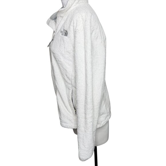 The North Face Osito womens fleece jacket M Medium white gray - Picture 3 of 7